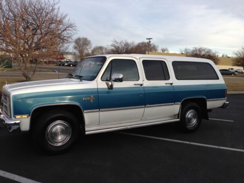 1988 chevrolet suburban 454 silverado 2500 3/4 ton