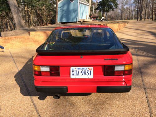 1985.5 Porsche 944 Red, Black Leather, 115,000 miles, Sunroof, Automatic, image 5