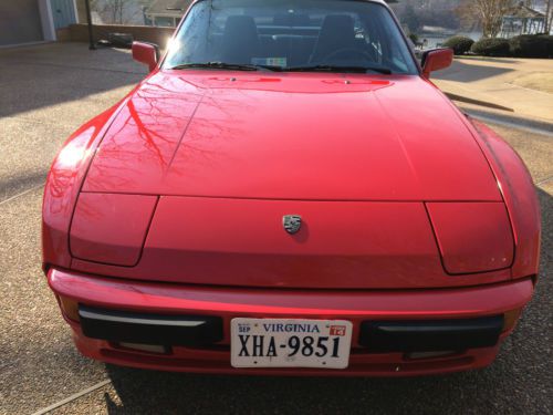1985.5 Porsche 944 Red, Black Leather, 115,000 miles, Sunroof, Automatic, image 7