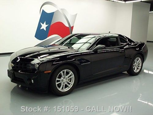 2013 chevy camaro lt v6 auto sunroof black on black 20k texas direct auto