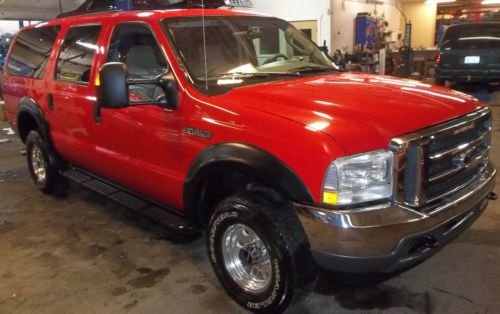 2004 ford excursion 6.0 diesel 4wd retired fire command vehicle **no reserve**