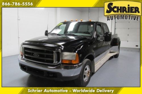 1999 ford f-350 xlt dually drw black rwd bed liner hitch receiver