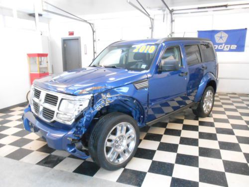 2010 dodge nitro se 4x4 53k no reserve salvage rebuildable damaged repairable