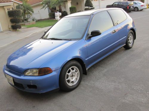 49 State Federal Spec 1993 Honda Civic VX Well Maintained, D15Z1, CLEAN TITLE, US $5,495.00, image 4