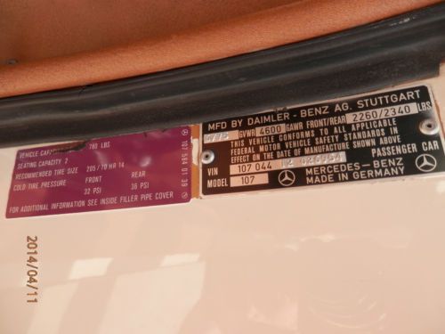 1975 450 SL Mercedes Benz with 75000 miles, image 14