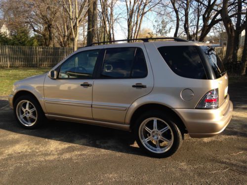 2002 mercedes ml320 beige, fully lowded, many upgrades