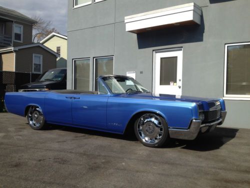 1967 lincoln continental convertible restomod celebrity owned