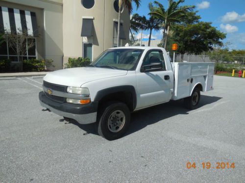 4x4 chevy gmc 2500 duramax 6.6l turbo diesel service utility truck 4wd 3500 hd