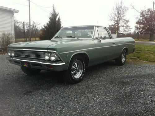 1966 chevy elcamino 283 auto cold a/c driven daily very solid look!!!! n/r!!!
