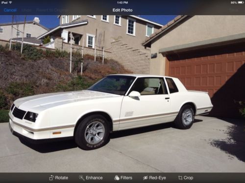 1988 chevrolet monte carlo ss