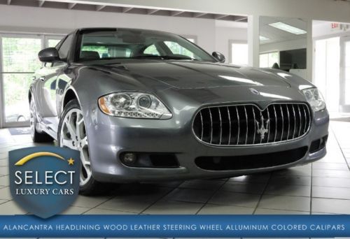 Beautiful quattroporte s alcantara headlining wood &amp; leather steering wheel