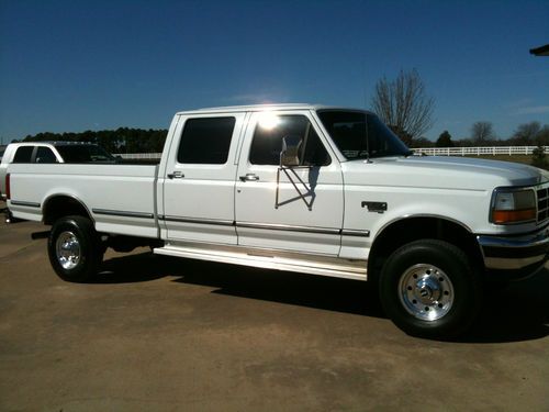 1995 ford f-350 xlt crew cab pickup 4-door 7.3l 4x4