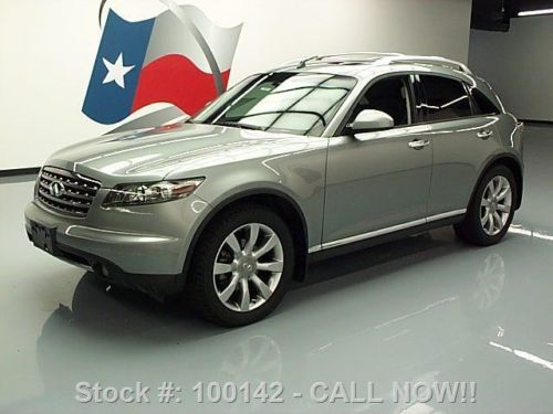 2006 infiniti fx35 sunroof nav rear cam xenons 20&#039;s 78k texas direct auto