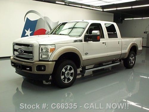 2011 ford f250 king ranch crew 4x4 6.7l diesel nav 38k texas direct auto