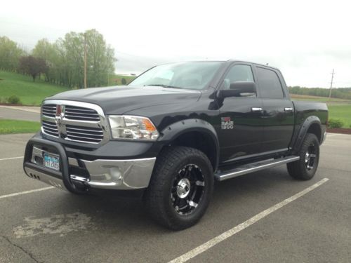 2014 ram 1500 ecodiesel lifted 3.0l big horn slt crew cab 4x4 4wd eco diesel