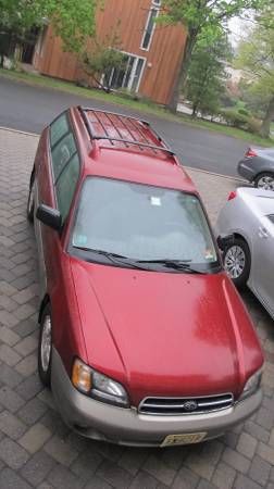 2002 subaru outback wagon 4d - all wheel drive - red 142,000 miles