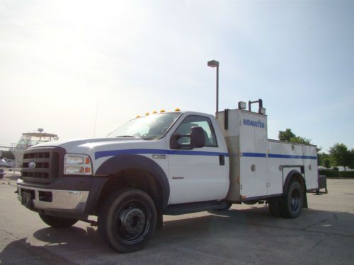 2007 ford f550 xl 6.0 diesel utility box truck.