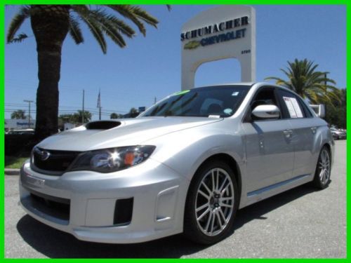 11 silver turbo 2.5l h4 symmetrical awd wrx sti *sport seats *one owner *florida