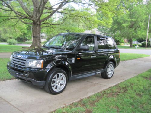 2008 land rover range rover sport hse luxury w/dvd in headrest, cooler in arm