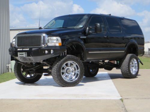 03 excursion limited 7.3l powerstroke 4x4 fabtech lift tvs mag-hytech 37x22 tx