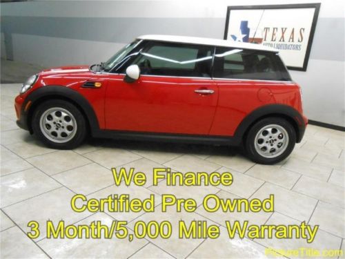12 mini cooper leather moonroof certified pre owned warranty we finance texas