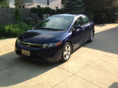 2008 honda civic sdn, blue/gray, for sale by private owner