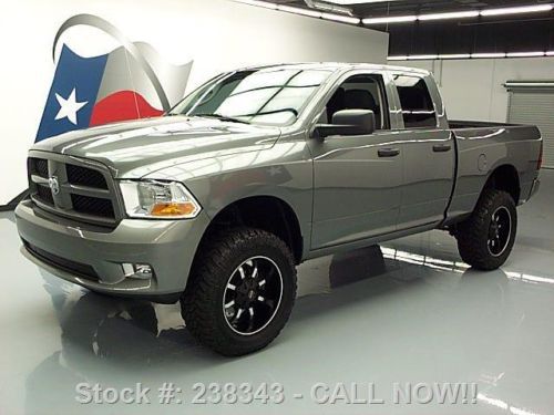 2012 dodge ram express quad hemi 4x4 lifted 20&#039;s 14k mi texas direct auto