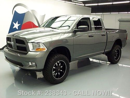 2012 dodge ram express quad hemi 4x4 lifted 20&#039;s 14k mi texas direct auto