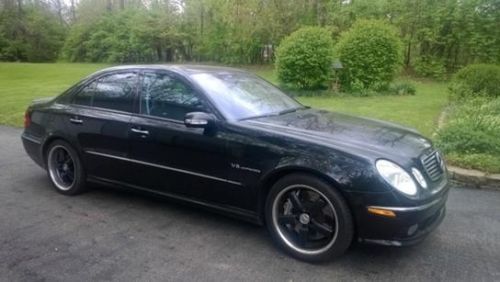 2005 mercedes-benz e55 amg base sedan 4-door 5.5l and stock amg wheels