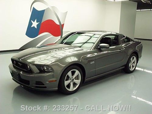 2014 ford mustang gt prem 5.0 6-speed htd leather 8k mi texas direct auto