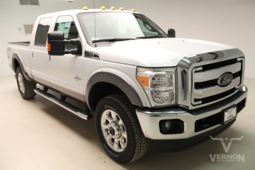 2014 lariat crew 4x4 fx4 navigation sunroof 20s aluminum v8 diesel sync basic