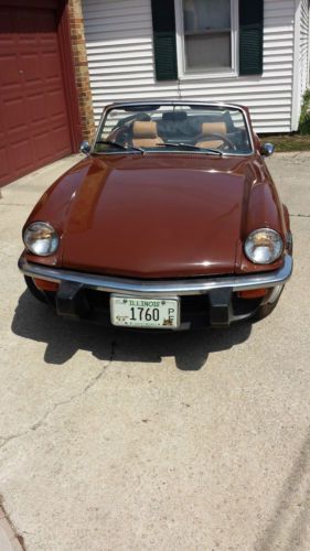 1976 triumph spitfire base convertible 2-door 1.5l