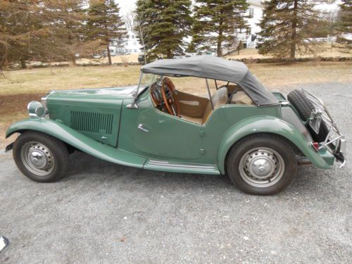 1951 mgtd matching #&#039;s vehicle, excellent driver. everything works as it should