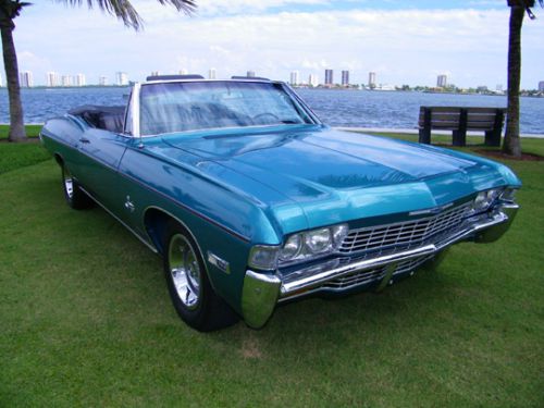 1968 chevrolet impala 2 door convertible big block 396 auto