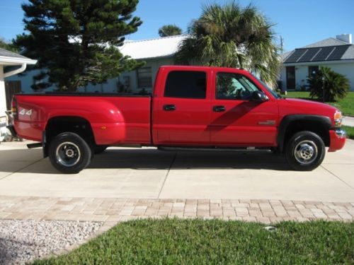 2005 gmc sierra 3500 crew cab 4wd sle 6.6l diesel dually