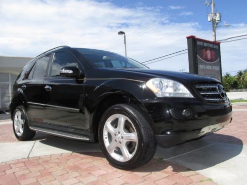 07 black ml-350 4matic suv -premium package -harman / kardon -running boards