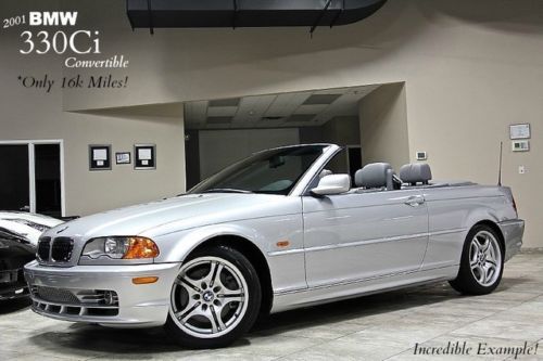 2001 bmw 330ci convertible only 16k miles extremely clean &amp; highly optioned wow!