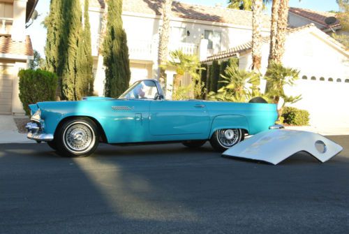 No reserve 1956 thunderbird 292 v8 manual transmission #s matching nice driver