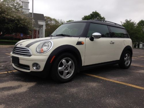 2009 mini cooper clubman wagon 3-door 1.6l 6 speed panoramic roof no reserve