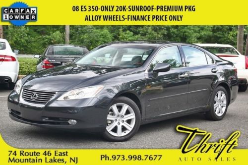 08 es 350-only 20k-sunroof-premium pkg-alloy wheels-finance price only