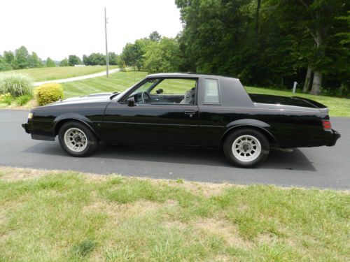 1987 buick t type turbo regal factory stock survivor / grand national gnx 1986
