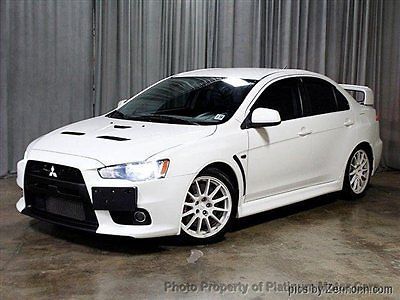 2010 evo gsr - wicked white -one owner - recaro - 5 speed trans - awd - turbo