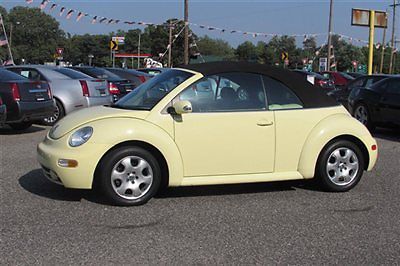 2003 volkswagen beetle yellow clean car fax looks great must see!
