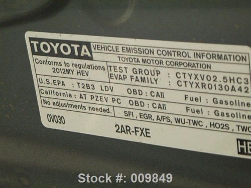 2012 TOYOTA CAMRY XLE HYBRID LEATHER REAR CAM 26K MILES TEXAS DIRECT AUTO, US $23,980.00, image 10