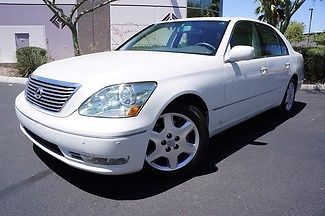 04 ls 430 pearl white navigation backup camera heated / cooled seats sunroof wow