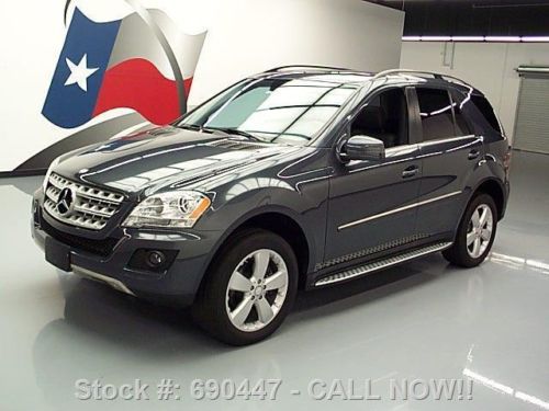 2011 mercedes-benz ml350 4matic awd p1 sunroof nav 21k texas direct auto