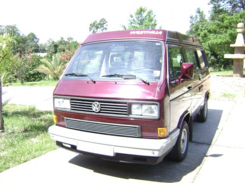 1990 volkswagen vanagon westfalia camper-original florida vehicle