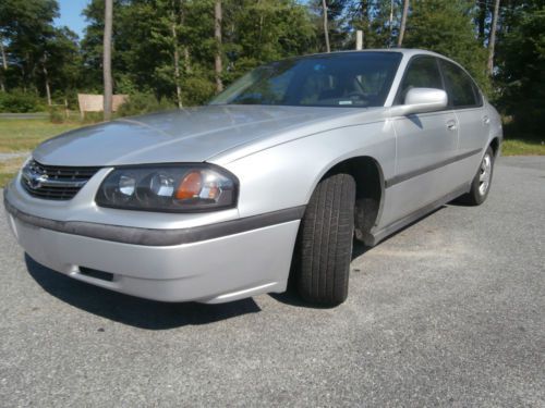 2003 chevrolet impala 4 dr comfortable gas saving v6 sedan low miles no reserve