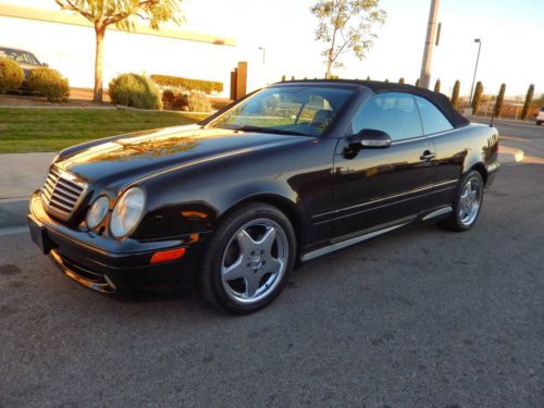 2001 mercedes 430clk  convertible calif car 99000 miles nice nice car $5999 !