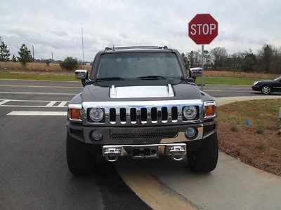 Custom chrome h3 24" wheels premium sound leather sunroof clean carfax